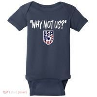 U.S. Soccer USA Why Not Us Baby Bodysuit thumb 0