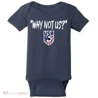 U.S. Soccer USA Why Not Us Baby Bodysuit thumb 0