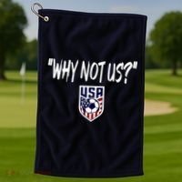 U.S. Soccer USA Why Not Us Golf Towel thumb 1