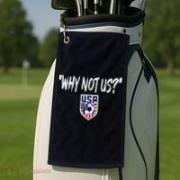 U.S. Soccer USA Why Not Us Golf Towel thumb 2