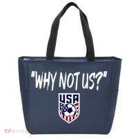 U.S. Soccer USA Why Not Us Tote Bag thumb 0