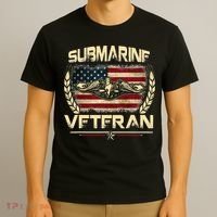 U.S Submarines Veteran Service Military Patriotic T-Shirt thumb 3