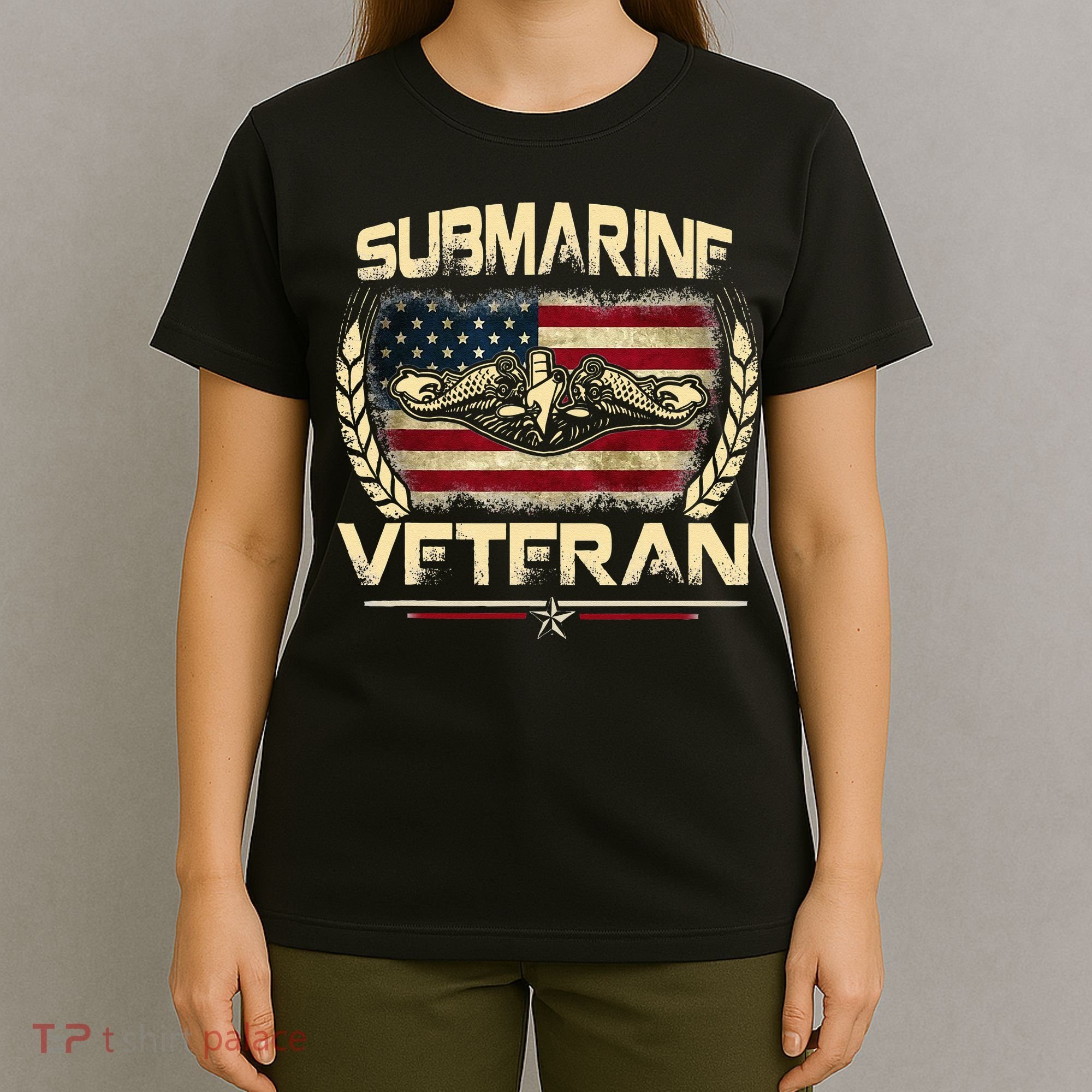 U.S Submarines Veteran Service Military Patriotic T-Shirt