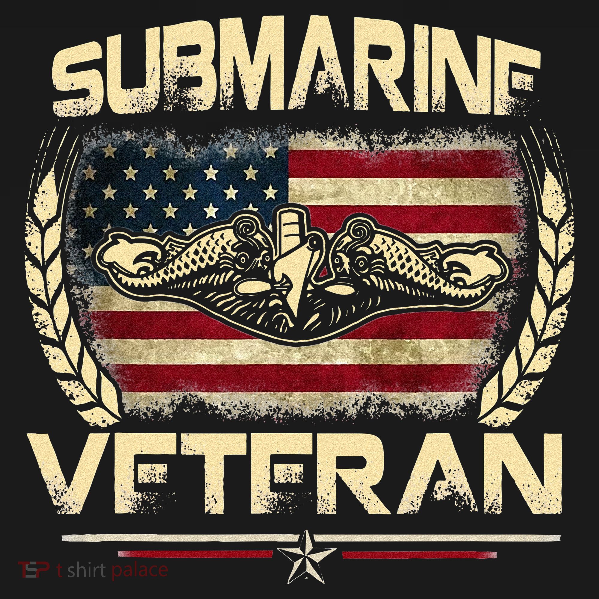 U.S Submarines Veteran Service Military Patriotic T-Shirt