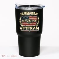 U.S Submarines Veteran Service Military Patriotic Tumbler thumb 0