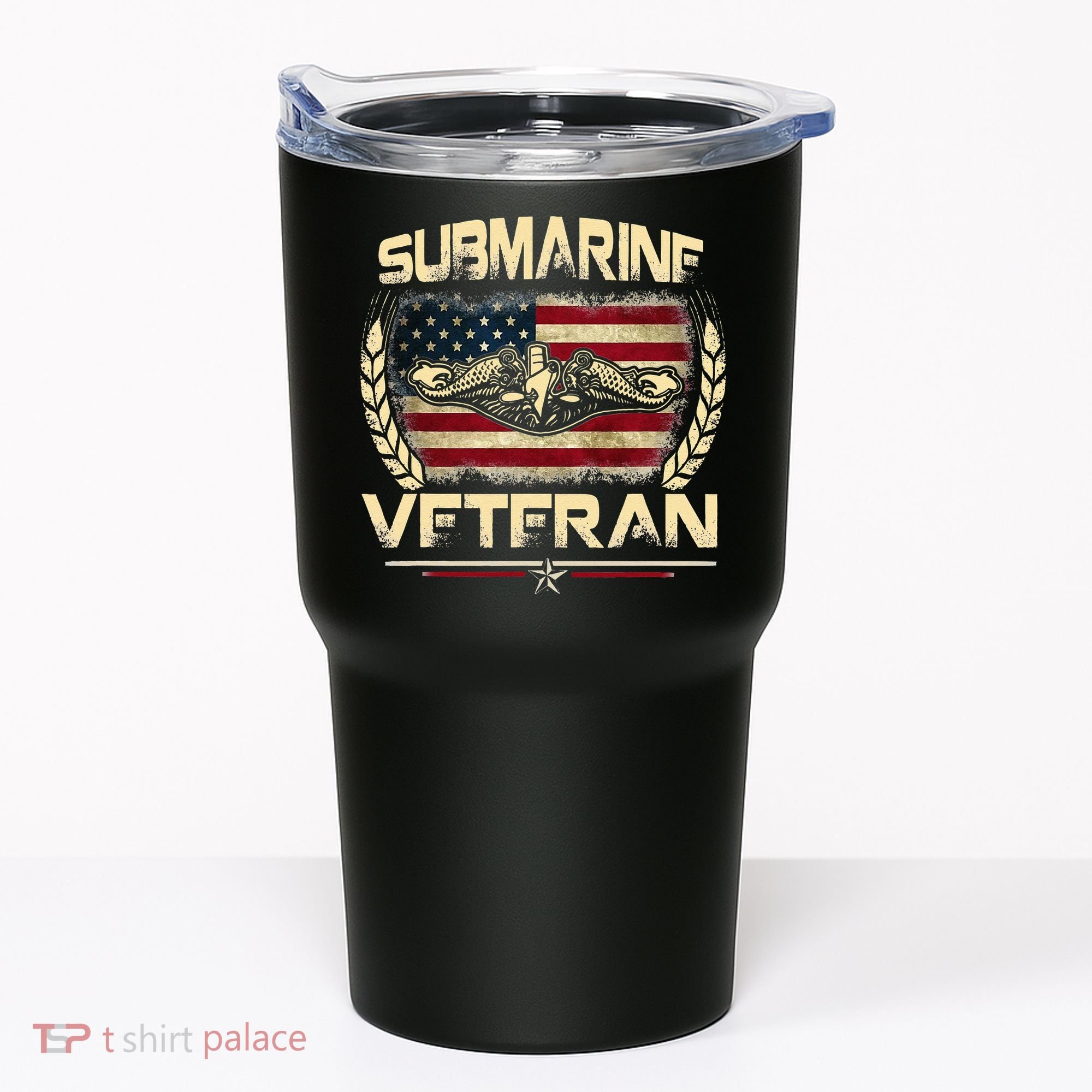 U.S Submarines Veteran Service Military Patriotic Tumbler