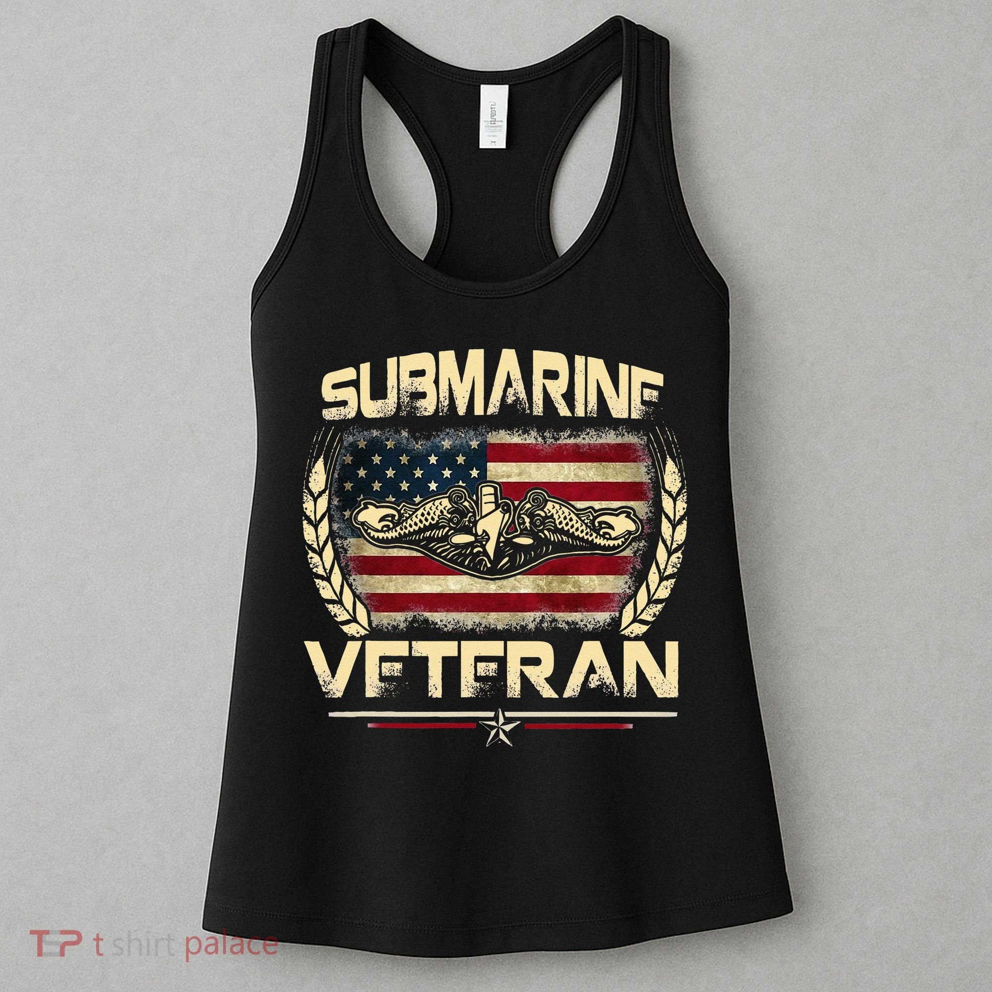 U.S Submarines Veteran Service Military Patriotic Women's Tank Top