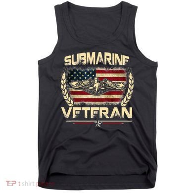 U.S Submarines Veteran Service Military Patriotic Tank Top