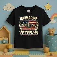 U.S Submarines Veteran Service Military Patriotic Toddler T-Shirt thumb 3
