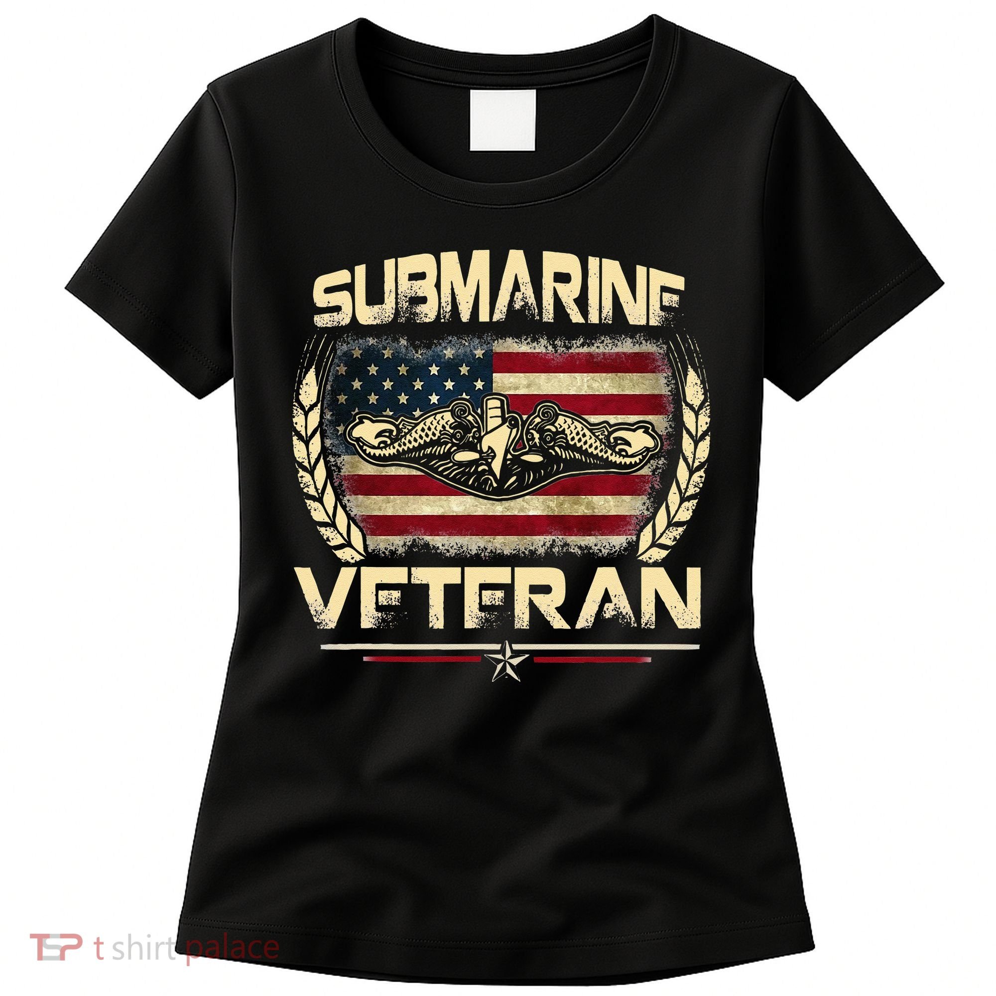 U.S Submarines Veteran Service Military Patriotic Women's T-Shirt