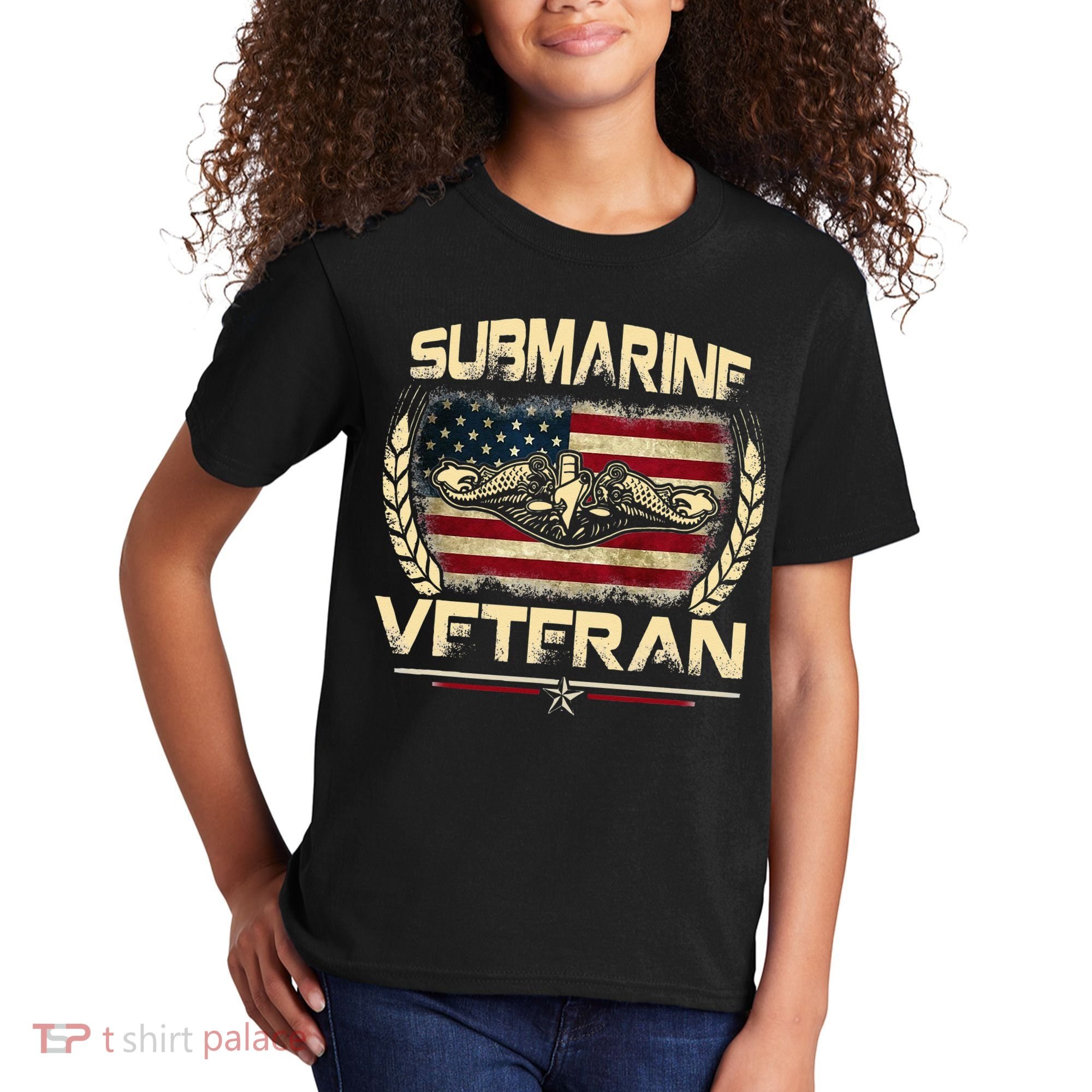 U.S Submarines Veteran Service Military Patriotic Kids T-Shirt