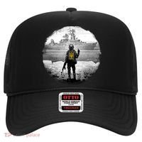 Ukraine Soldier Vs Russian Warship Hat thumb 0