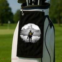 Ukraine Soldier Vs Russian Warship Golf Towel thumb 2