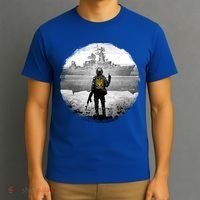 Ukraine Soldier Vs Russian Warship T-Shirt thumb 3