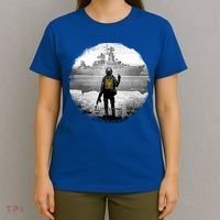 Ukraine Soldier Vs Russian Warship T-Shirt thumb 4