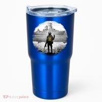 Ukraine Soldier Vs Russian Warship Tumbler thumb 0