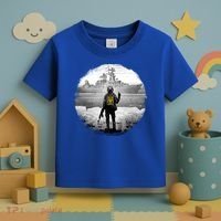 Ukraine Soldier Vs Russian Warship Toddler T-Shirt thumb 3