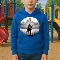 Ukraine Soldier Vs Russian Warship Kids Hoodie thumb 2