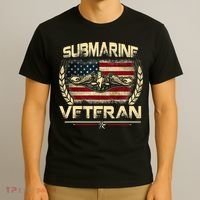 U.S Submarines Veteran Service Military Patriotic T-Shirt thumb 3