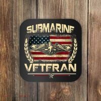 U.S Submarines Veteran Service Military Patriotic Coaster thumb 0