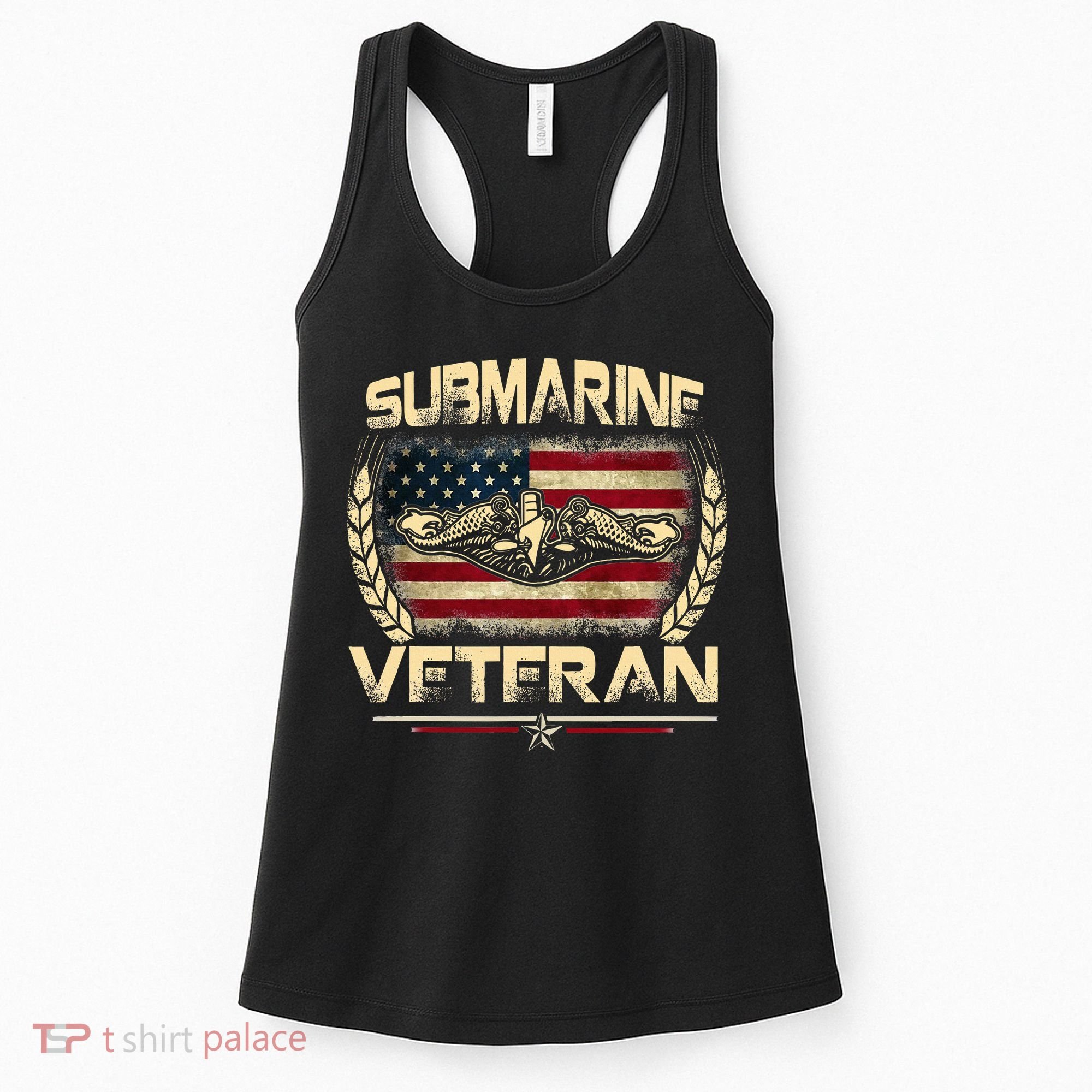 U.S Submarines Veteran Service Military Patriotic Women's Tank Top
