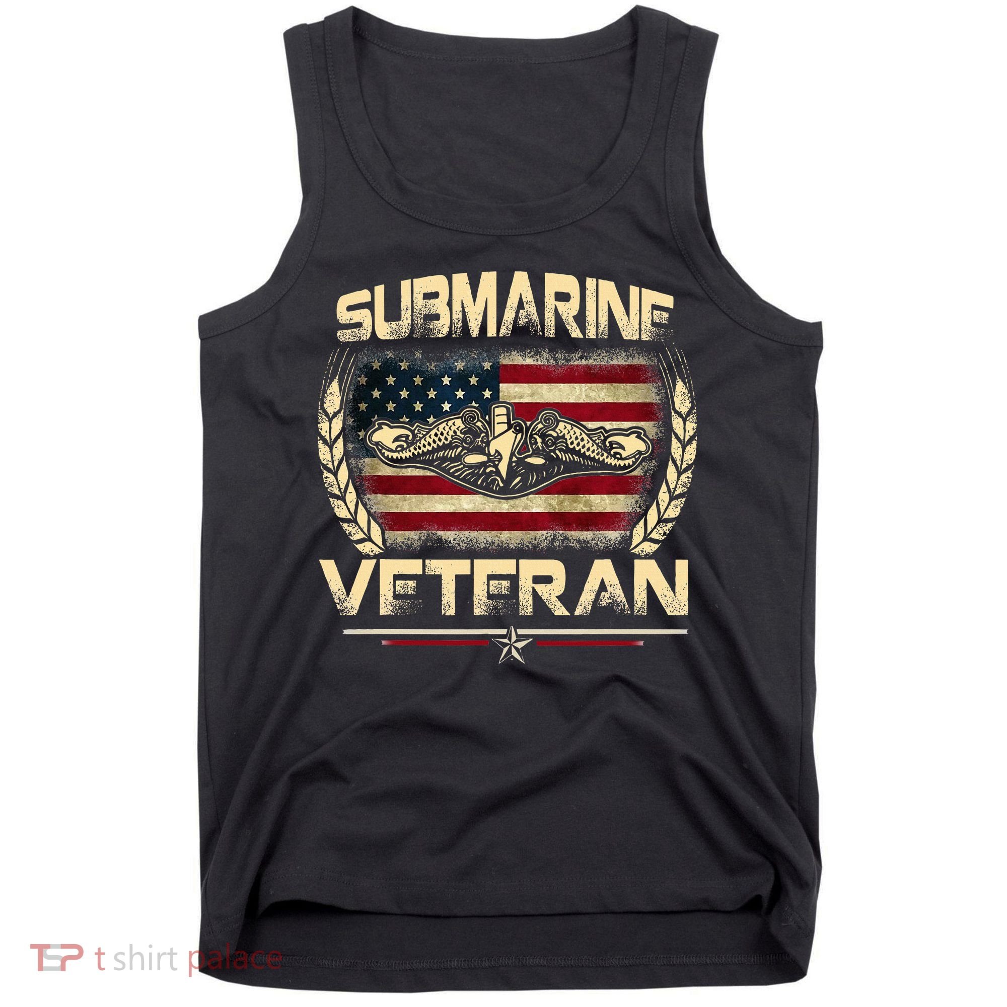 U.S Submarines Veteran Service Military Patriotic Tank Top