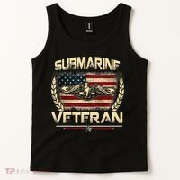 U.S Submarines Veteran Service Military Patriotic Tank Top thumb 2