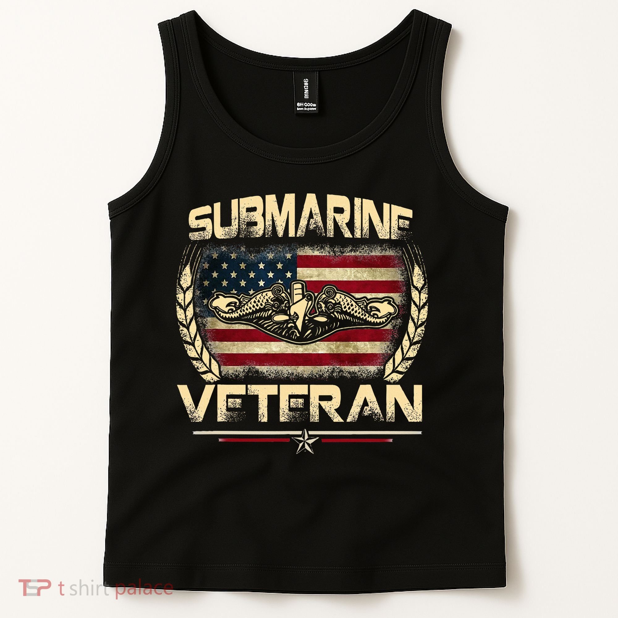 U.S Submarines Veteran Service Military Patriotic Tank Top