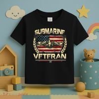U.S Submarines Veteran Service Military Patriotic Toddler T-Shirt thumb 3