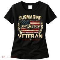 U.S Submarines Veteran Service Military Patriotic Women's T-Shirt thumb 0