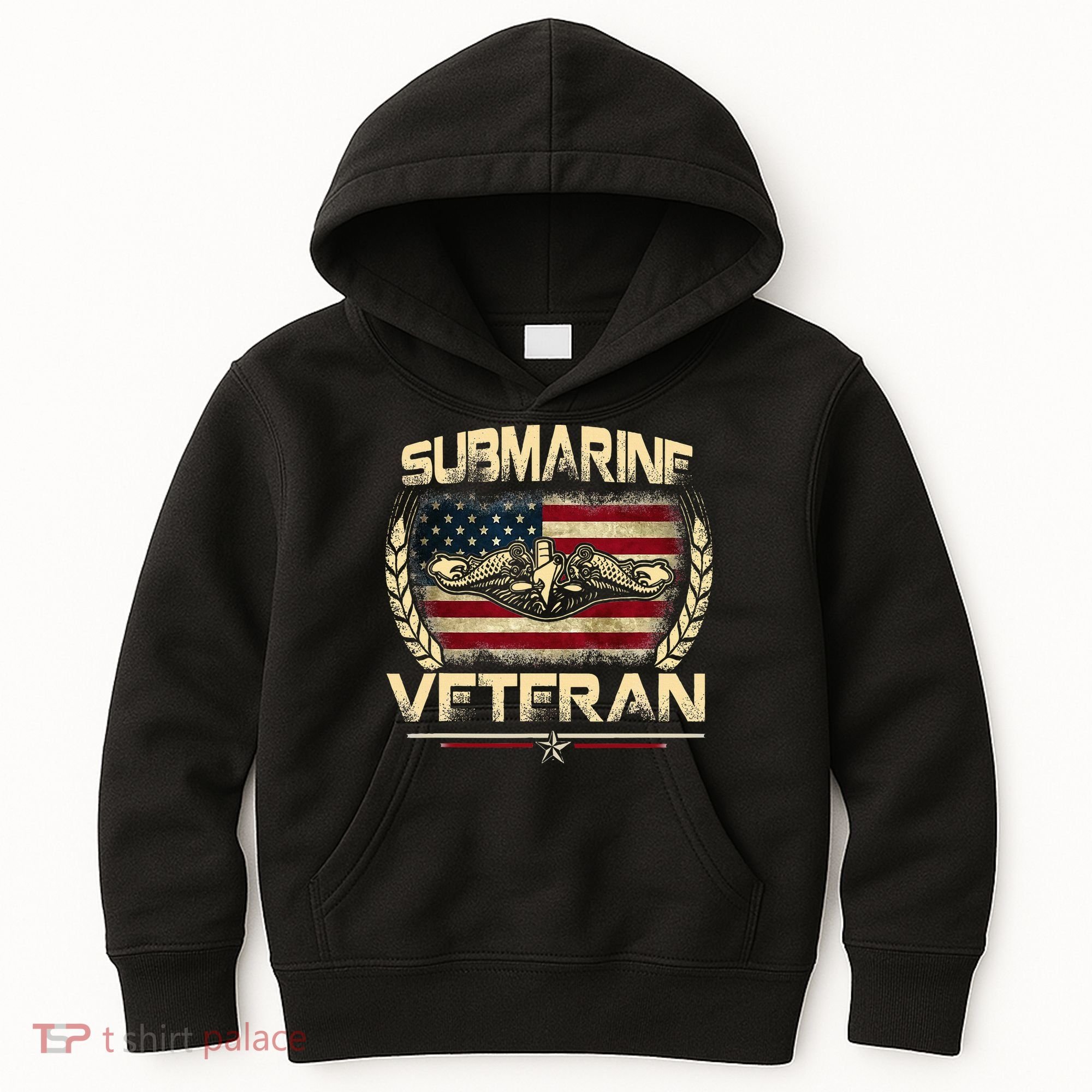 U.S Submarines Veteran Service Military Patriotic Kids Hoodie