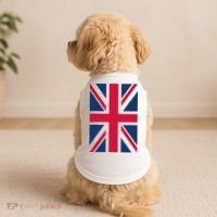 UK Shirt Women Men | Cool Vertical British Union Jack Flag Doggie Tank thumb 2