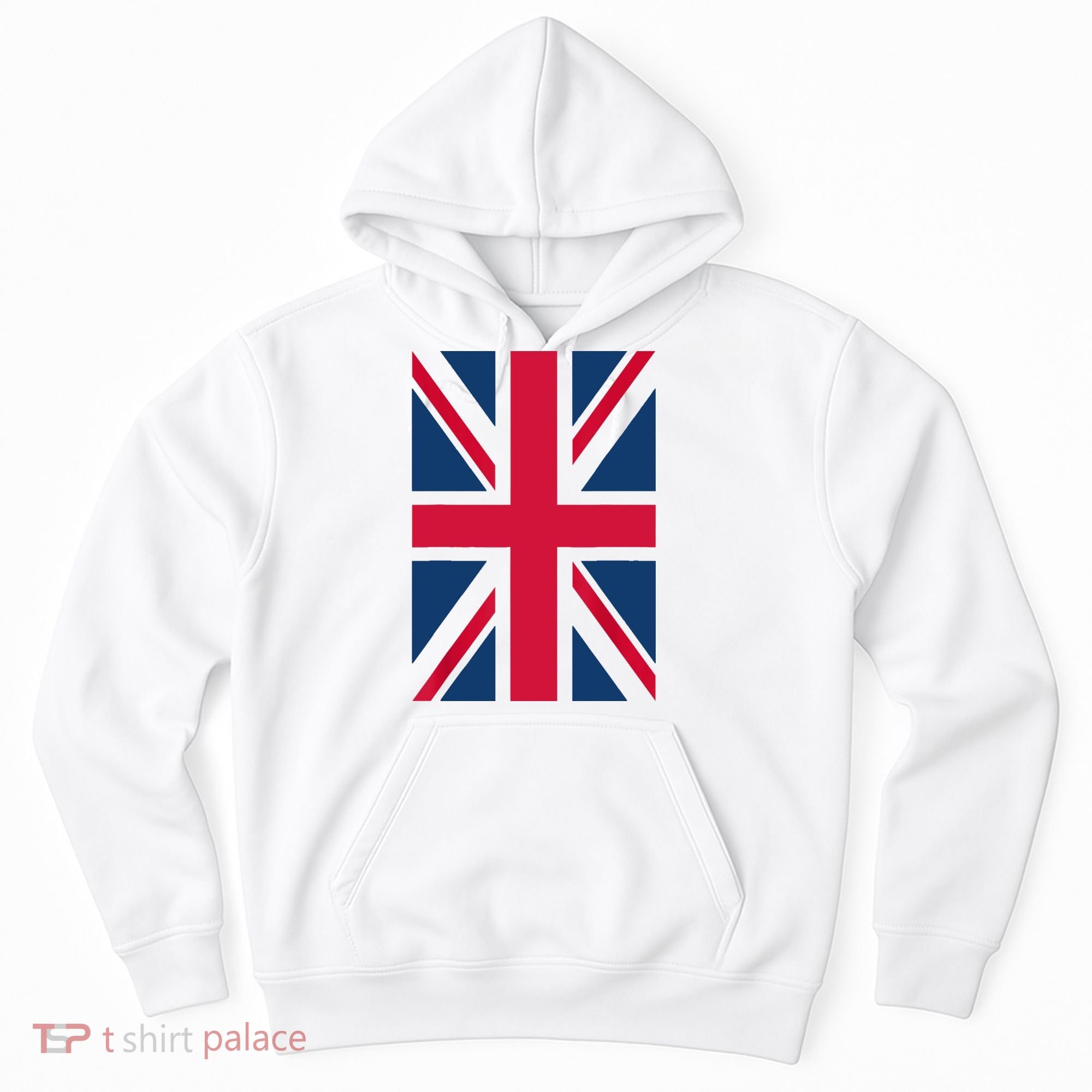 UK Shirt Women Men | Cool Vertical British Union Jack Flag Hoodie