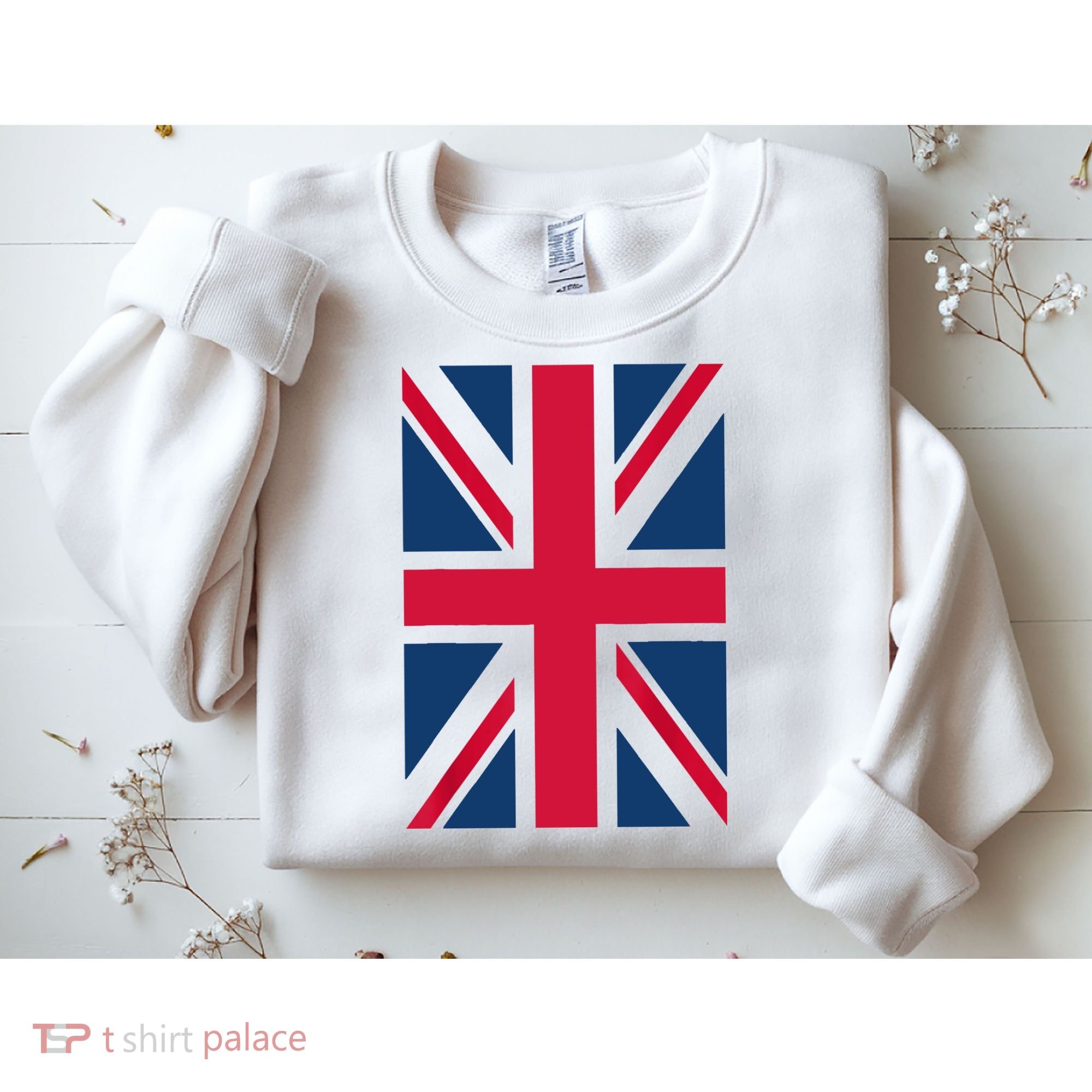 UK Shirt Women Men | Cool Vertical British Union Jack Flag Sweatshirt