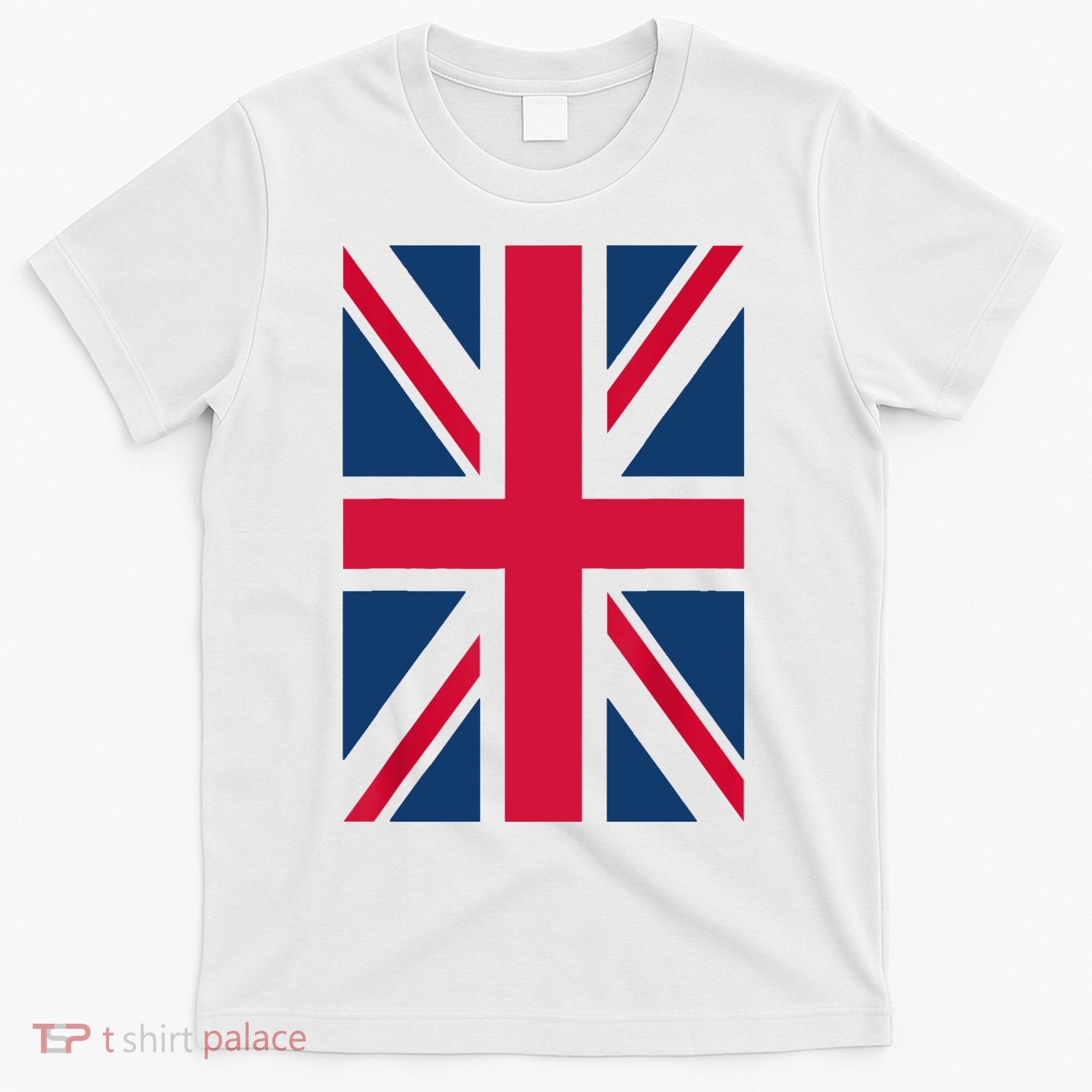 UK Shirt Women Men | Cool Vertical British Union Jack Flag T-Shirt
