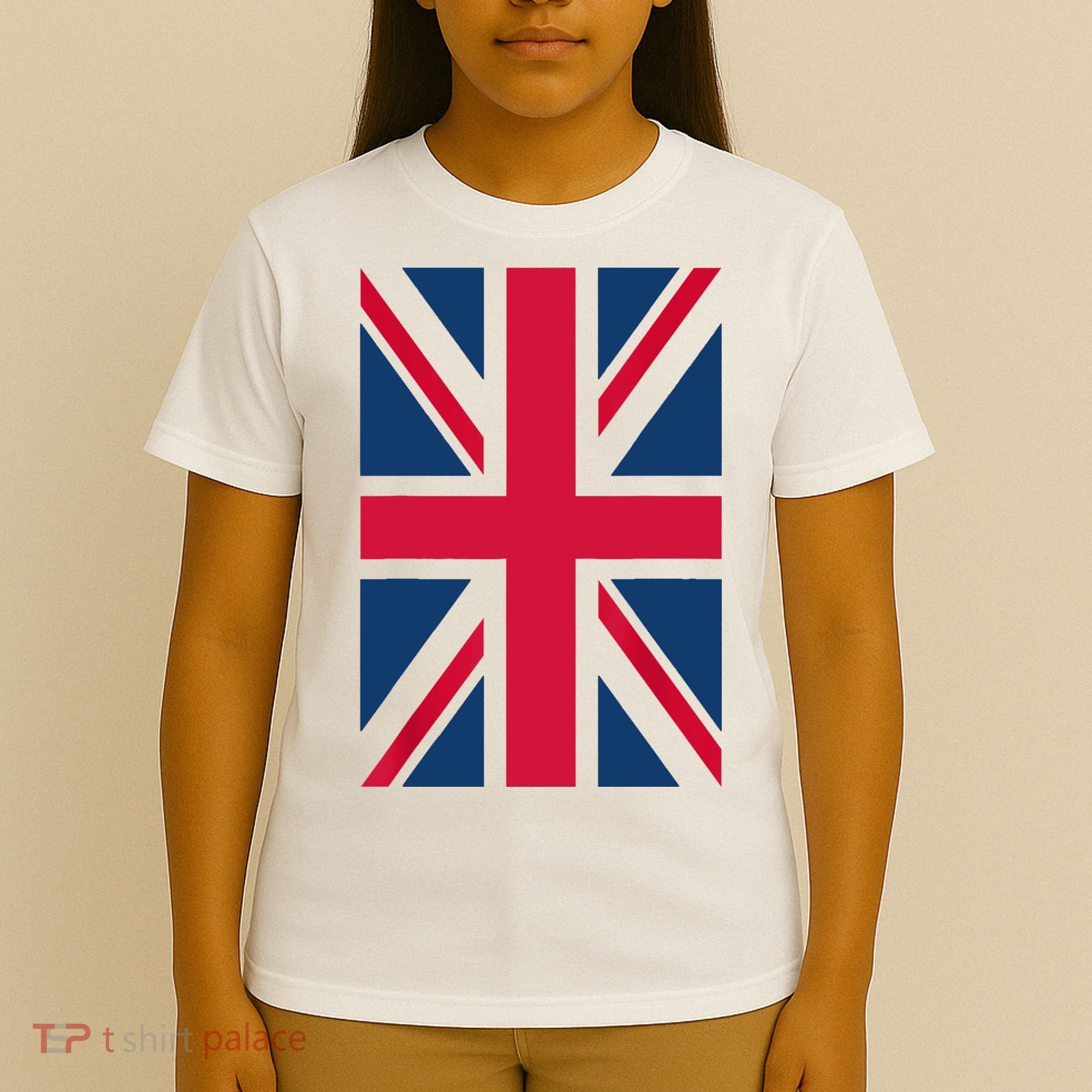 UK Shirt Women Men | Cool Vertical British Union Jack Flag T-Shirt