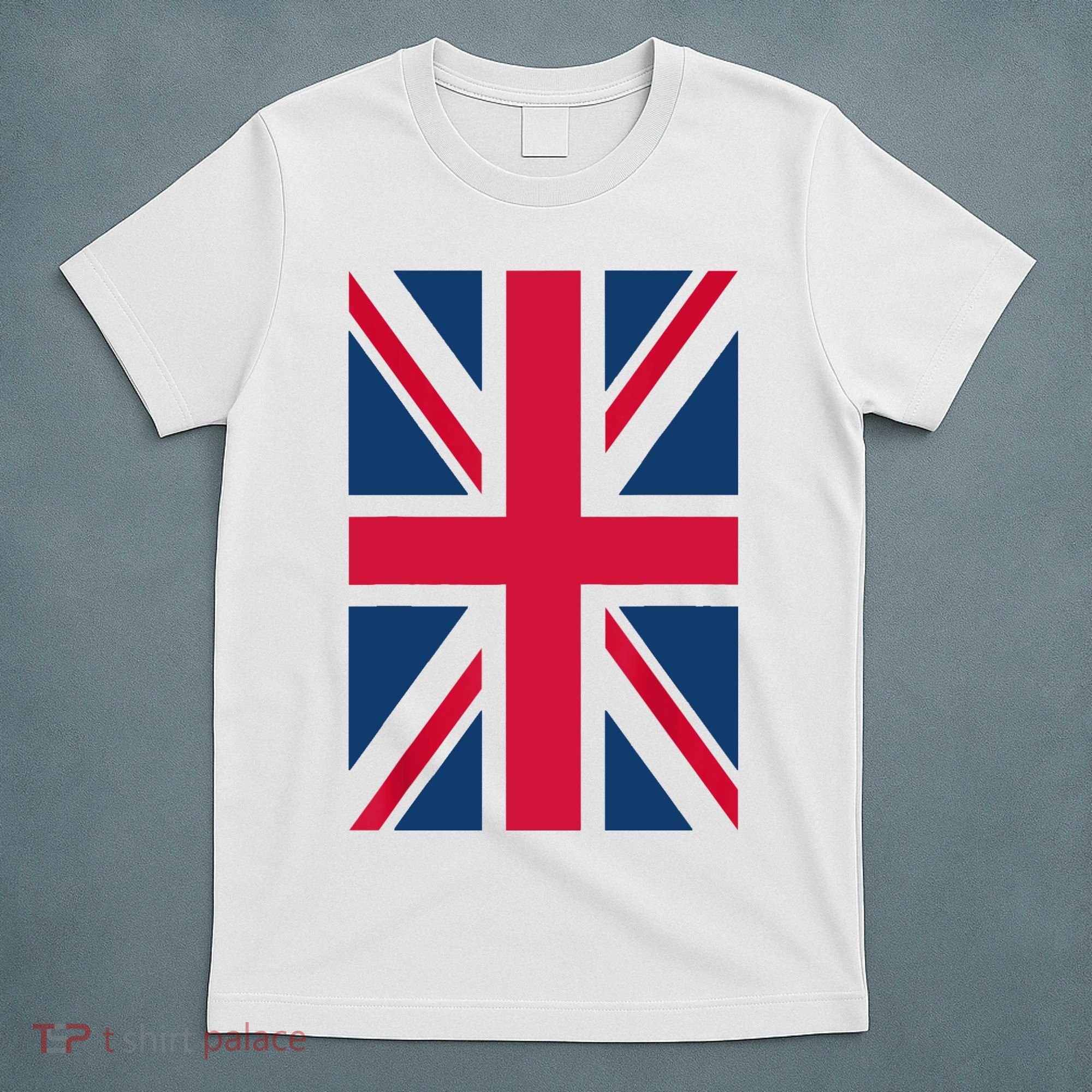 UK Shirt Women Men | Cool Vertical British Union Jack Flag T-Shirt