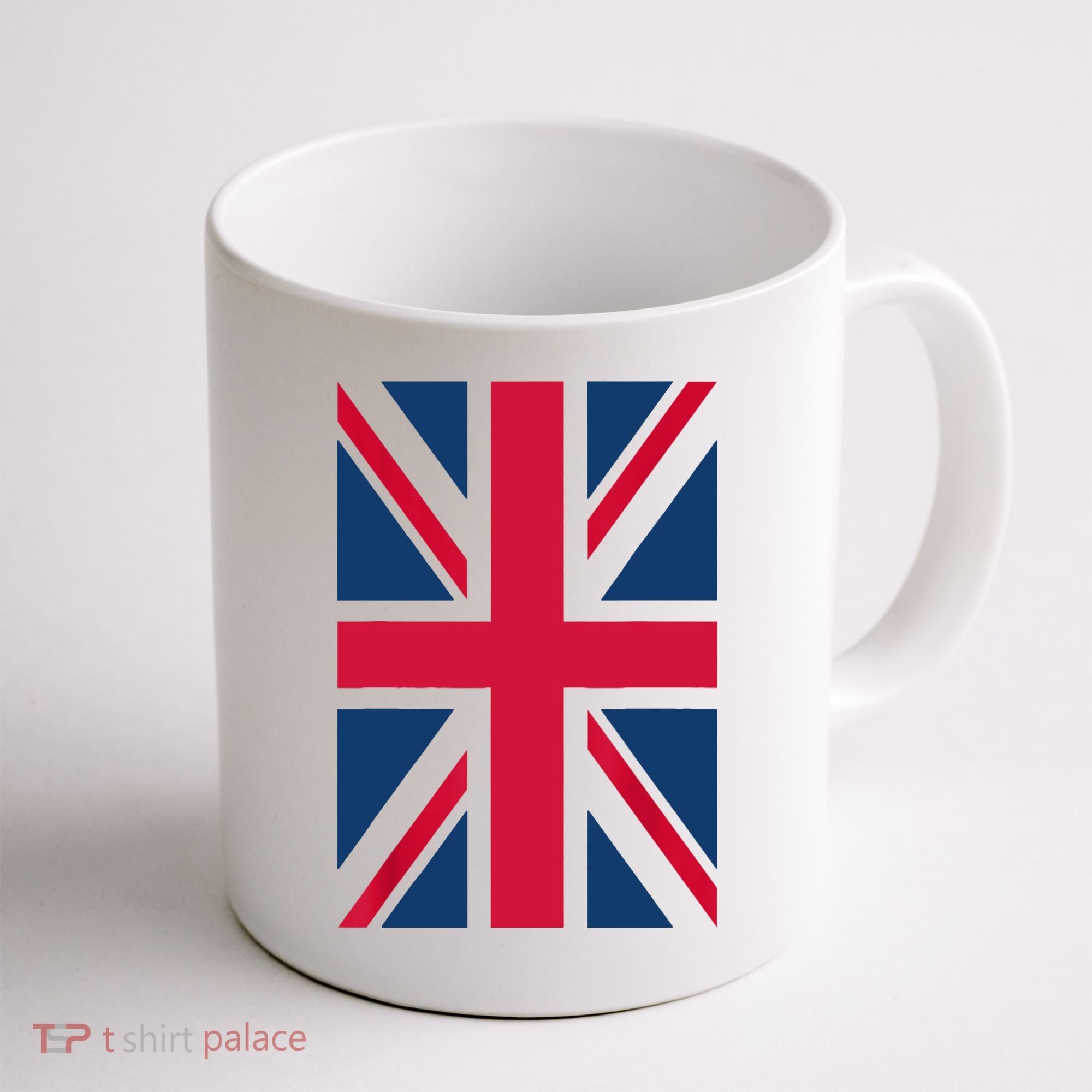 UK Shirt Women Men | Cool Vertical British Union Jack Flag Coffee Mug