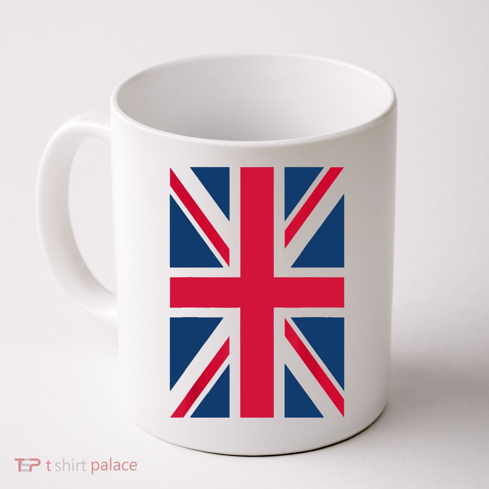 UK Shirt Women Men | Cool Vertical British Union Jack Flag Coffee Mug