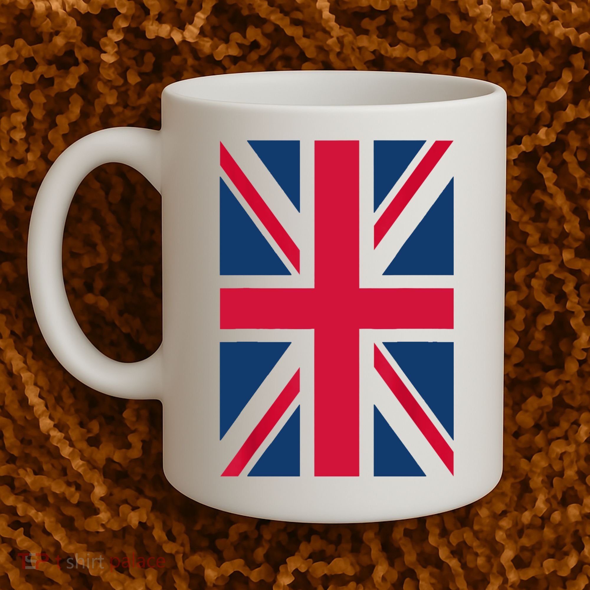 UK Shirt Women Men | Cool Vertical British Union Jack Flag Coffee Mug