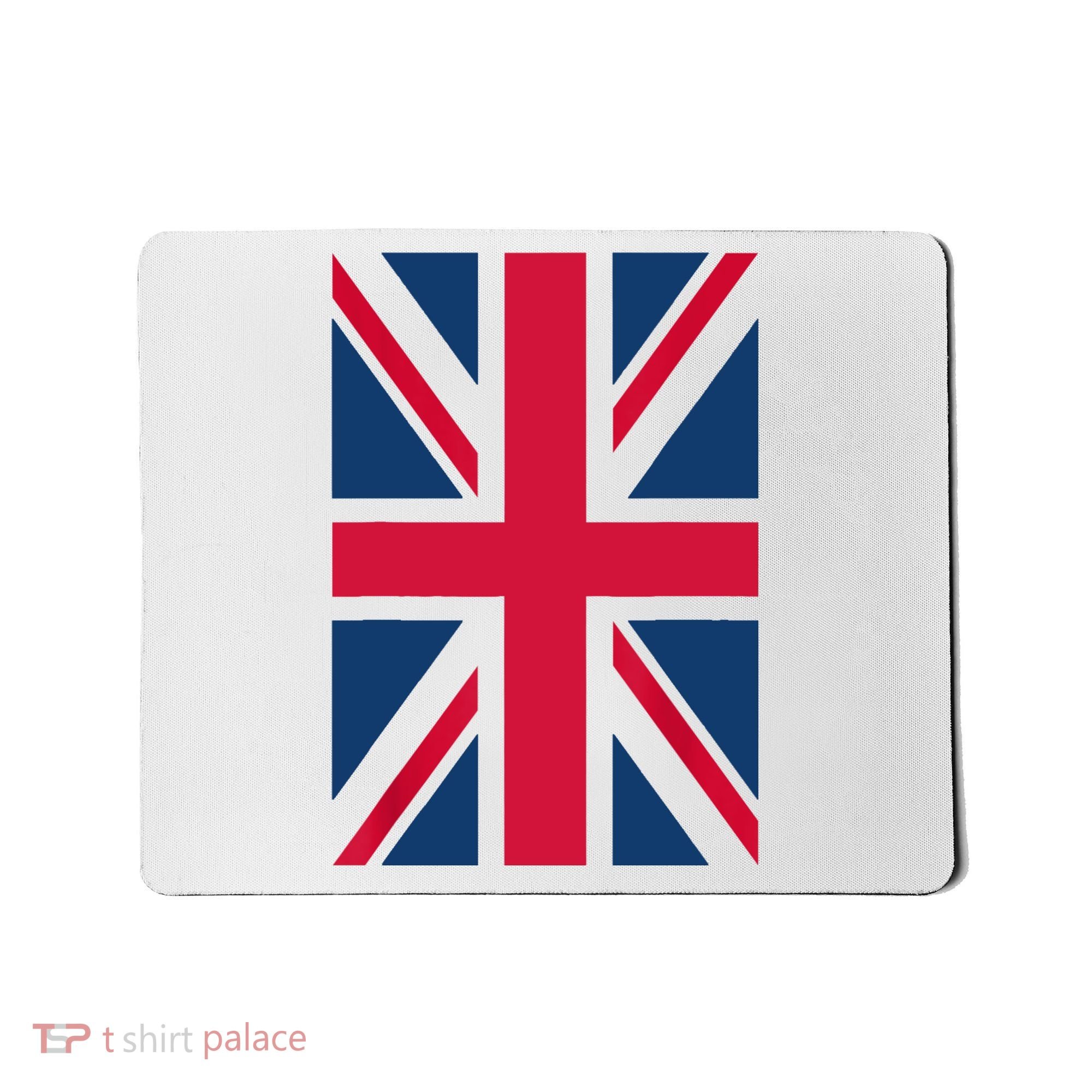 UK Shirt Women Men | Cool Vertical British Union Jack Flag Mousepad