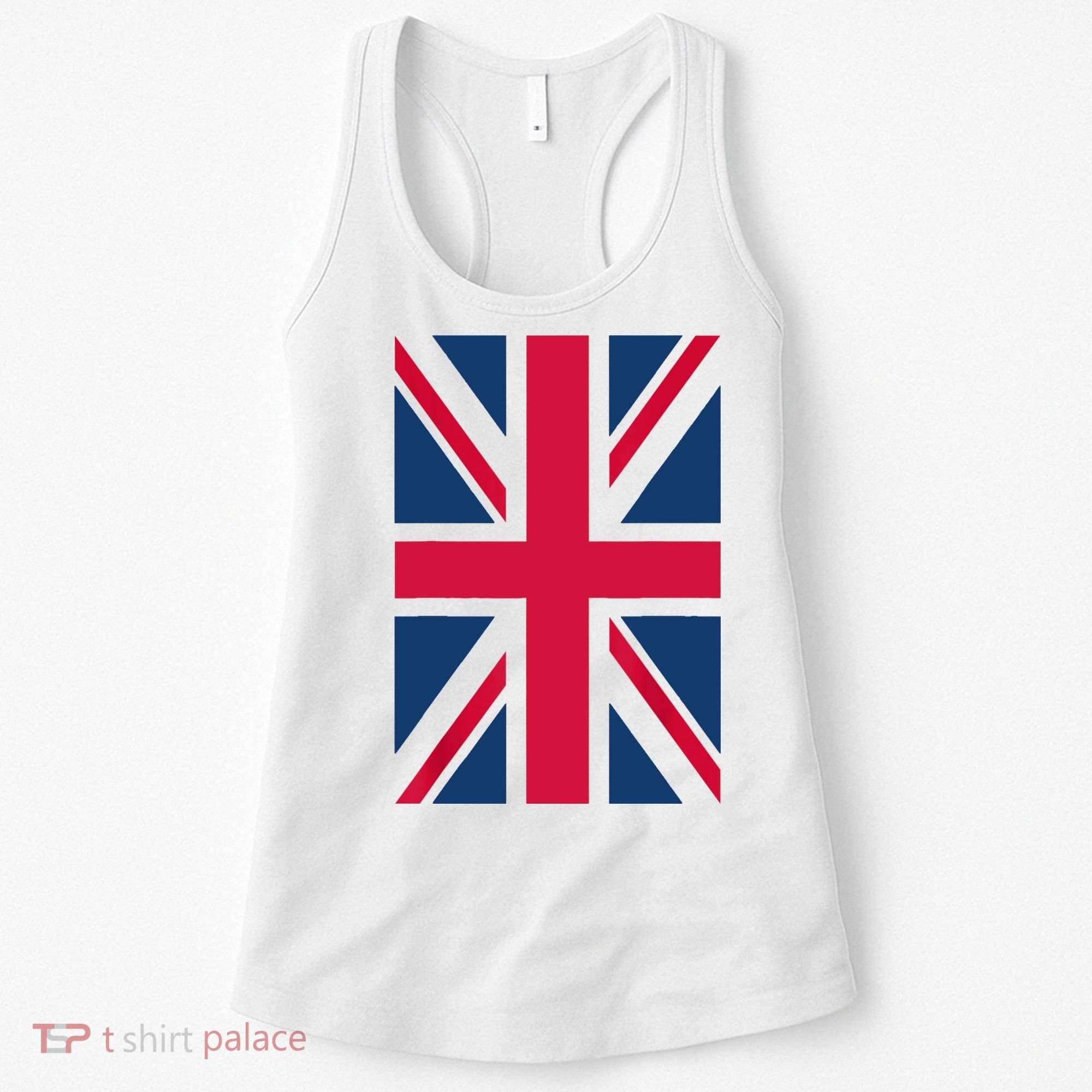 UK Shirt Women Men | Cool Vertical British Union Jack Flag Women's Tank Top