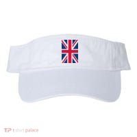 UK Shirt Women Men | Cool Vertical British Union Jack Flag Visor thumb 0