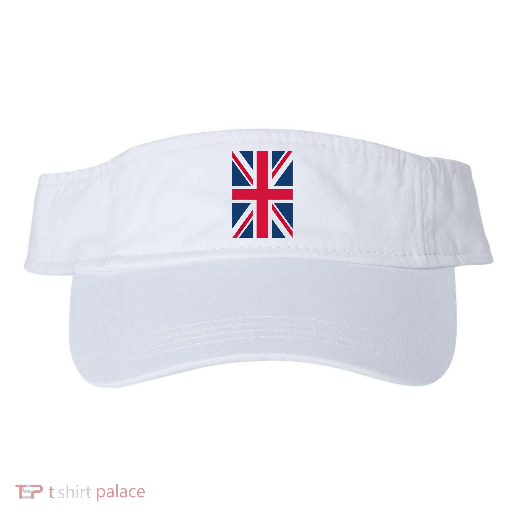UK Shirt Women Men | Cool Vertical British Union Jack Flag Visor