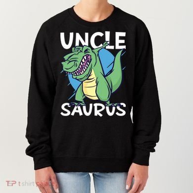 Uncle Saurus With Dinosaurs Gift Women's Sweatshirt
