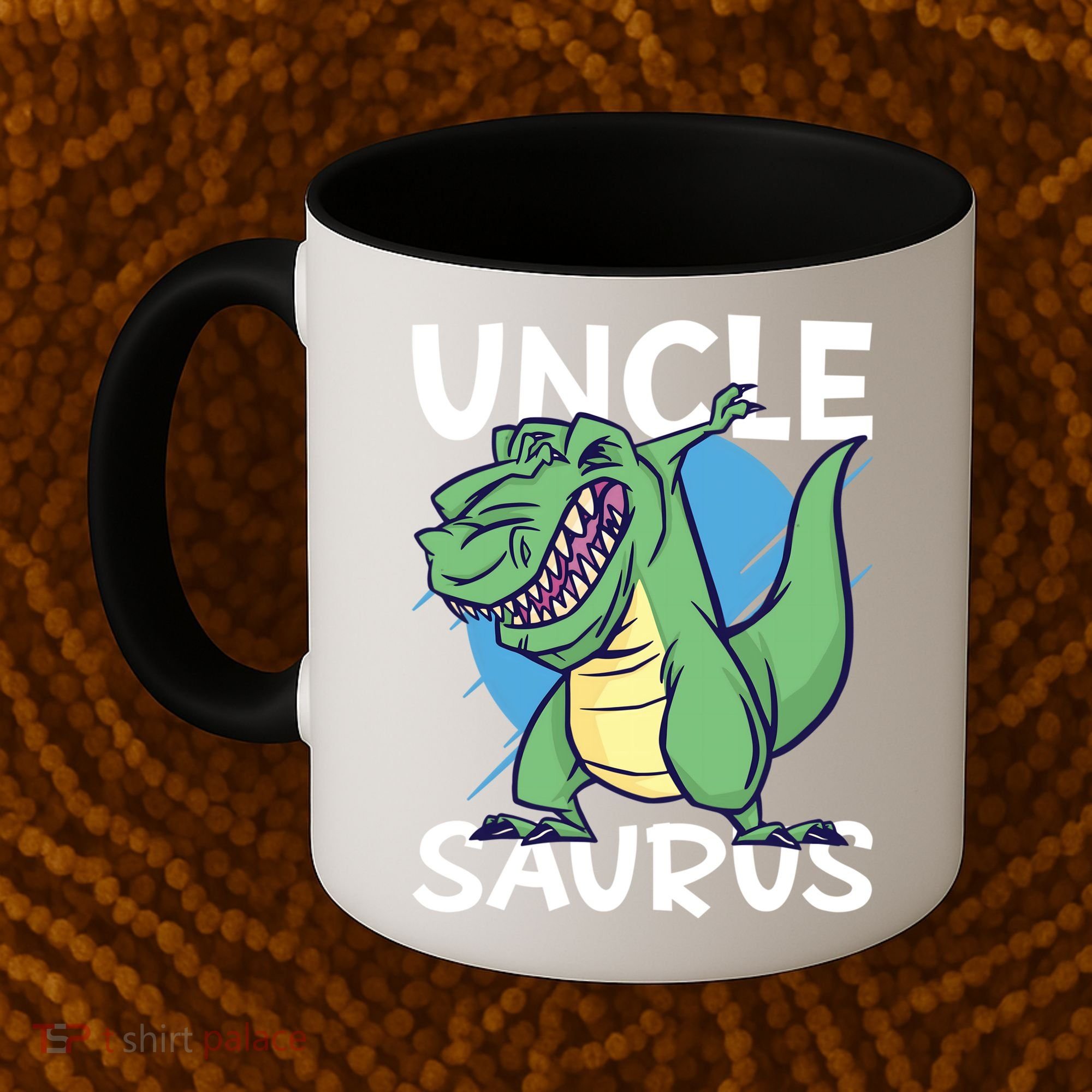 Uncle Saurus With Dinosaurs Gift Coffee Mug