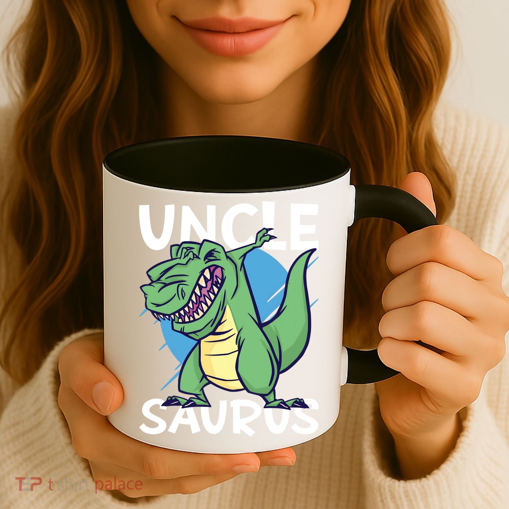 Uncle Saurus With Dinosaurs Gift Coffee Mug