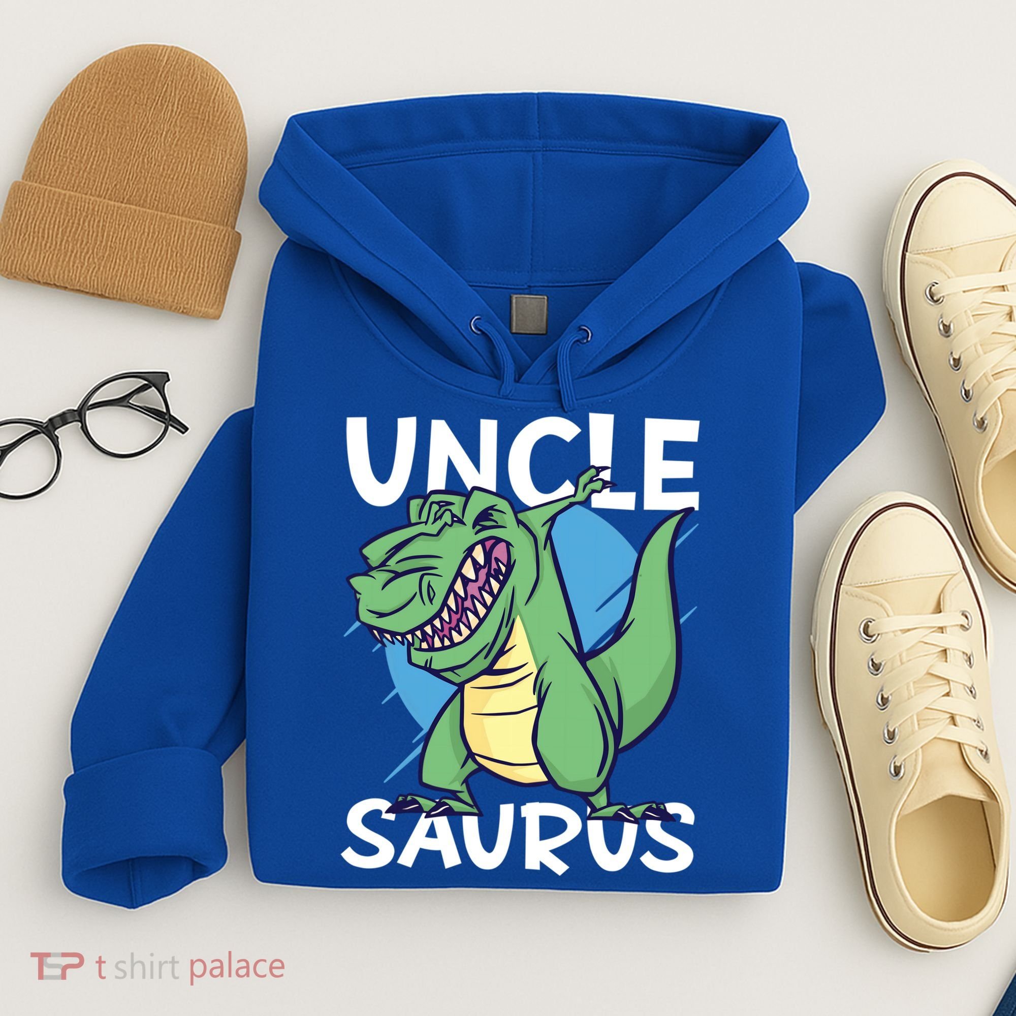 Uncle Saurus With Dinosaurs Gift Hoodie