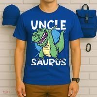 Uncle Saurus With Dinosaurs Gift T-Shirt thumb 6