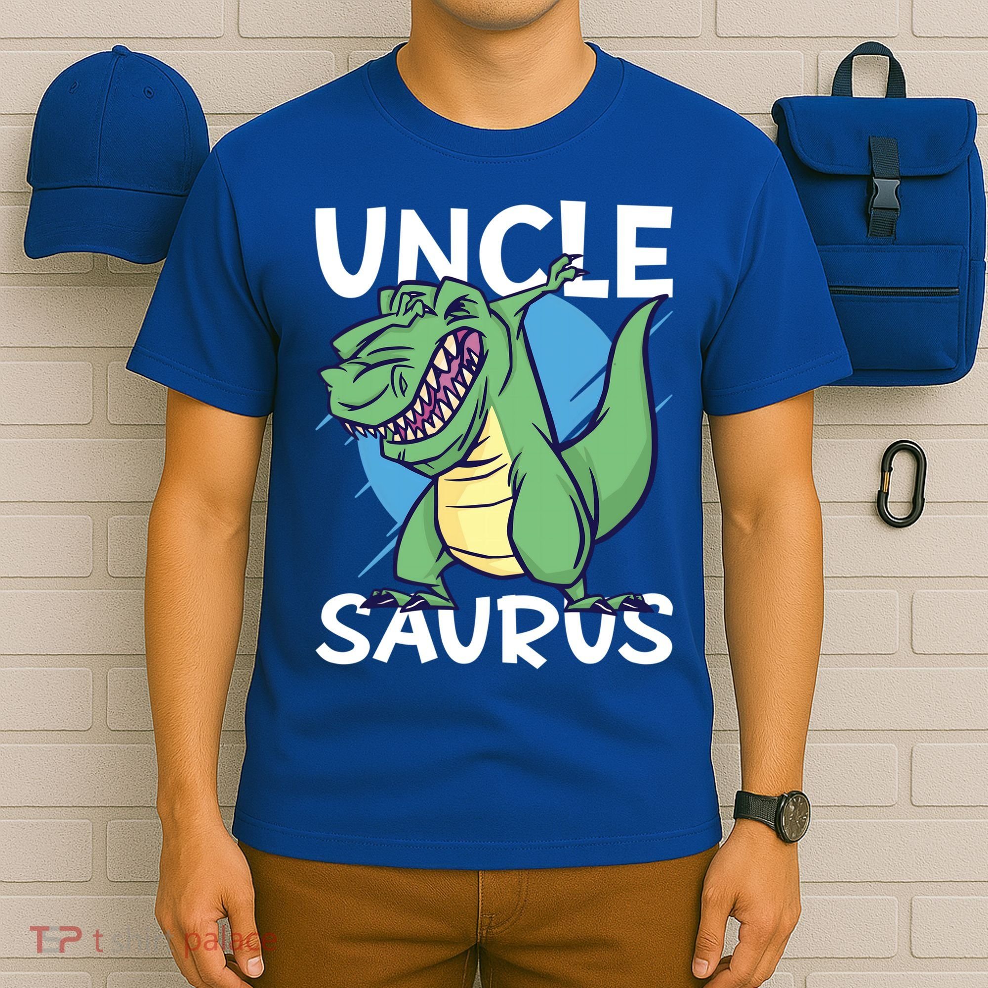 Uncle Saurus With Dinosaurs Gift T-Shirt